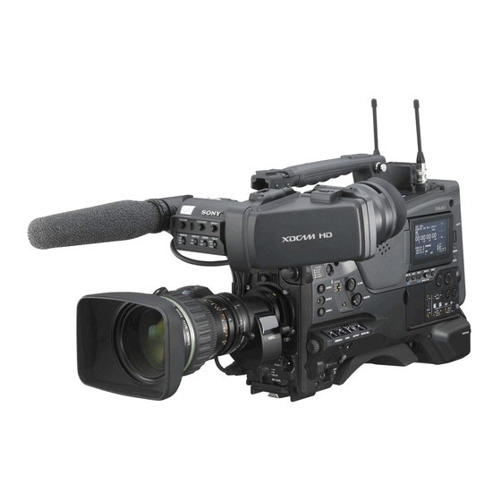 Sony PMW-500 Manual Del Usuario