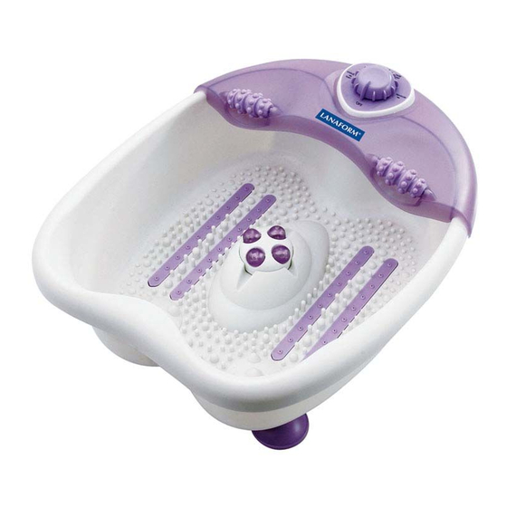 Lanaform Beauty & Massage Center Manual De Instrucciones