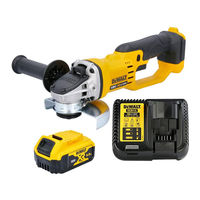 Dewalt DCG412 Manual De Instrucciones