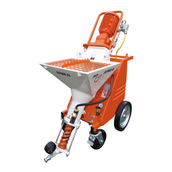 PFT RITMO XL FU 230V Manual De Instrucciones