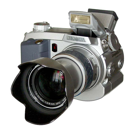 Minolta DiMAGE 7 Manual Del Usuario
