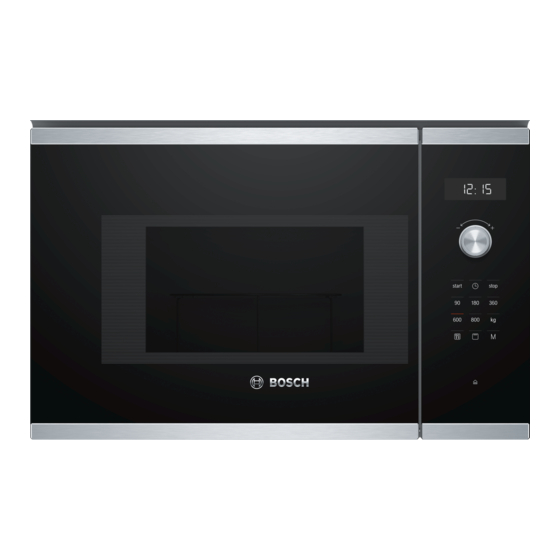 Bosch BEL524MS0 Manual De Usuario E Instrucciones De Montaje
