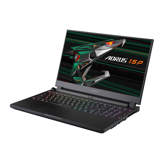 Gigabyte AORUS 15P Manuales