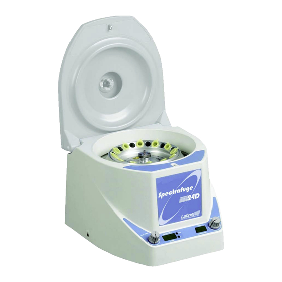 Labnet Spectrafuge 24D Manual Del Usuario