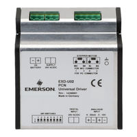 Emerson EXD-U02 Instrucciones De Funcionamiento