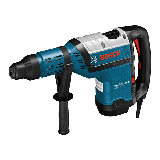 Bosch Professional GBH 8-45 D Instrucciones De Servicio