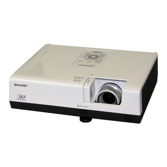 Sharp PG-D3550W Manual De Manejo