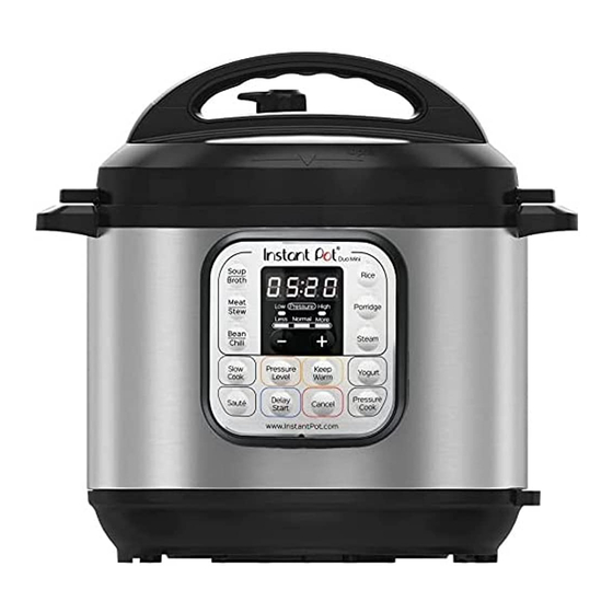 Instant Pot DUO Mini Seguridad, Mantenimiento Y Garantía