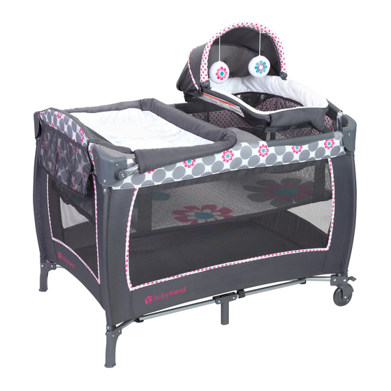 Baby Trend Lil' Snooze Deluxe II Nursery Center Playard PY86C Serie Manual De Instrucciones