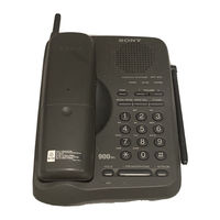 Sony SPP-935 Manual De Instrucciones
