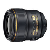 Nikon AF-S NIKKOR 35mm f/1.4G Manual Del Usuario