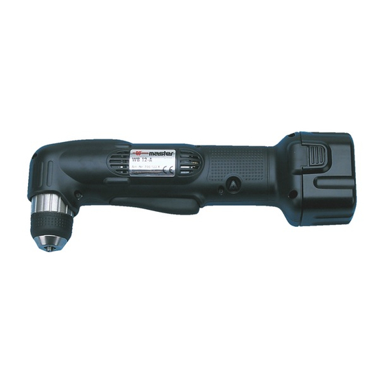 Würth master WB 12-A Instrucciones Para El Manejo
