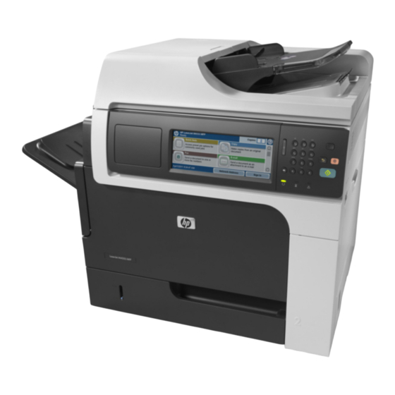 HP LASERJET ENTERPRISE M4555 Guía De Referencia Rápida