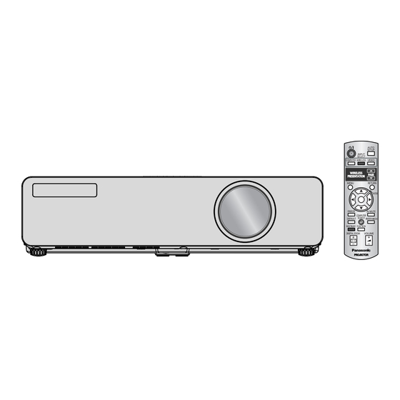 Panasonic PT-LW80NTE Instrucciones De Funcionamiento