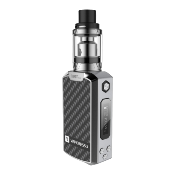 Vaporesso Tarot Nano Mod Guía Rápida