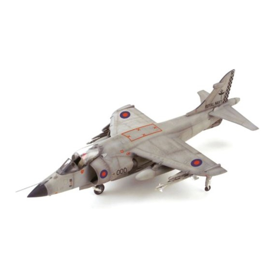 Italeri Sea Harrier FRS.1 Manual De Instrucciones