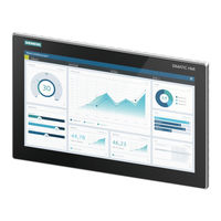 Siemens SIMATIC HMI Unified Comfort MTP700 Instrucciones De Servicio