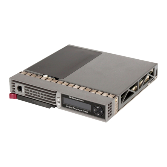 HP StorageWorks MSA1000 Guía De Referencia