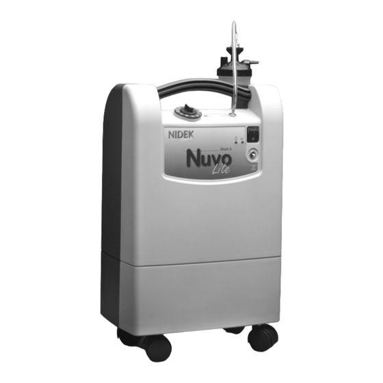 Nidek Medical Mark 5 Nuvo LITE Guía Para El Usuario