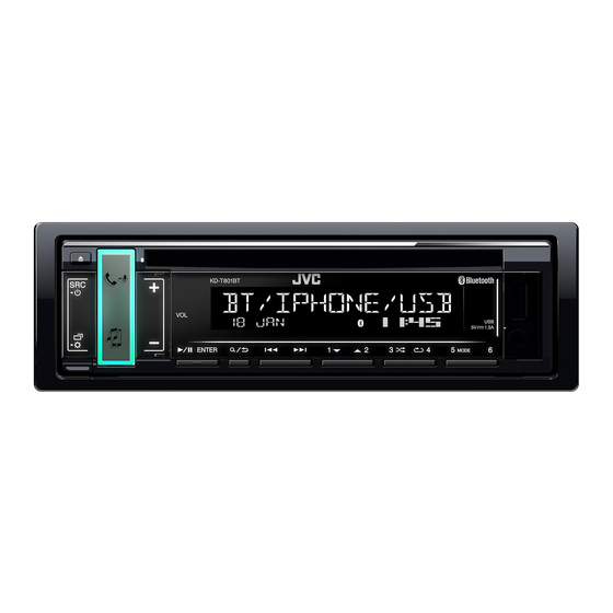 JVC KD-T801BT Manual De Instrucciones