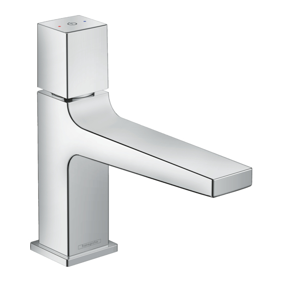 Hansgrohe Metropol Select 100 32570000 Instrucciones De Montaje