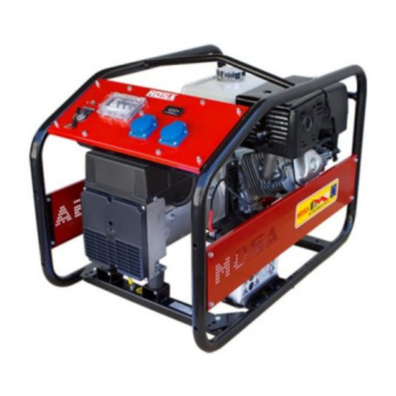 Mosa GE 9000 TBH RENTAL Manual
