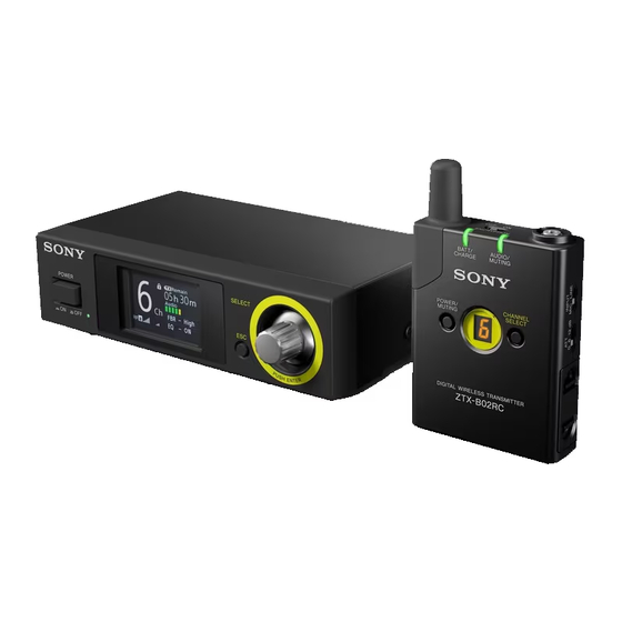 Sony DWZ-B70HL Manual Del Usario