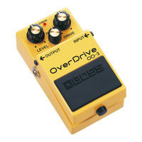 Boss OD-3 OVERDRIVE Manual Del Usuario