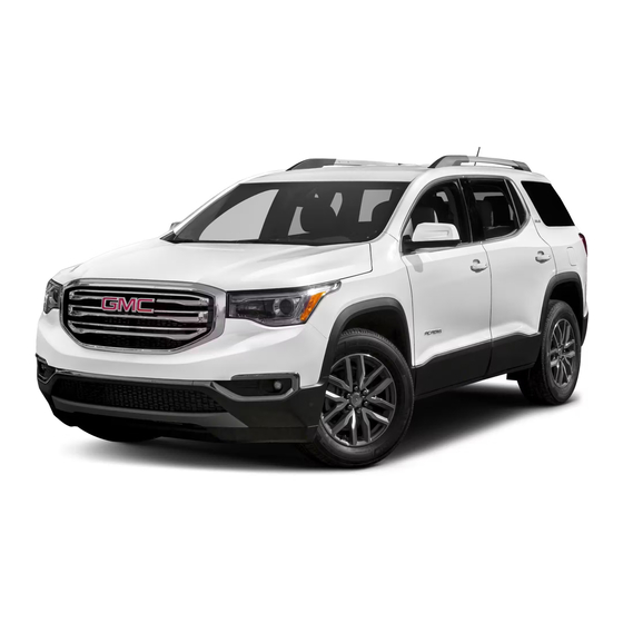 GMC Acadia 2018 Manual Del Propietário