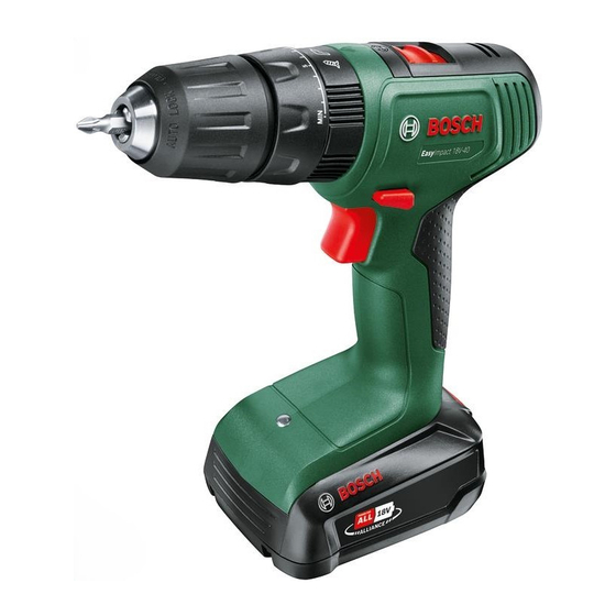 Bosch EasyDrill 18V-40 Manual Original