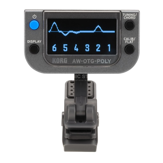 Korg AW-OTG-POLY Manual De Usuario