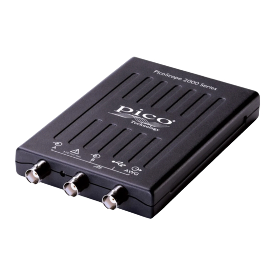 pico Technology PicoScope 2200A Serie Guia Del Usuario