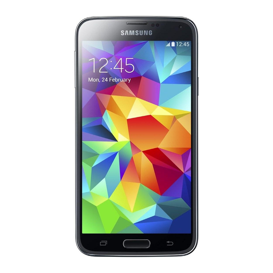 Samsung Galaxy S5 Manual Del Usuario