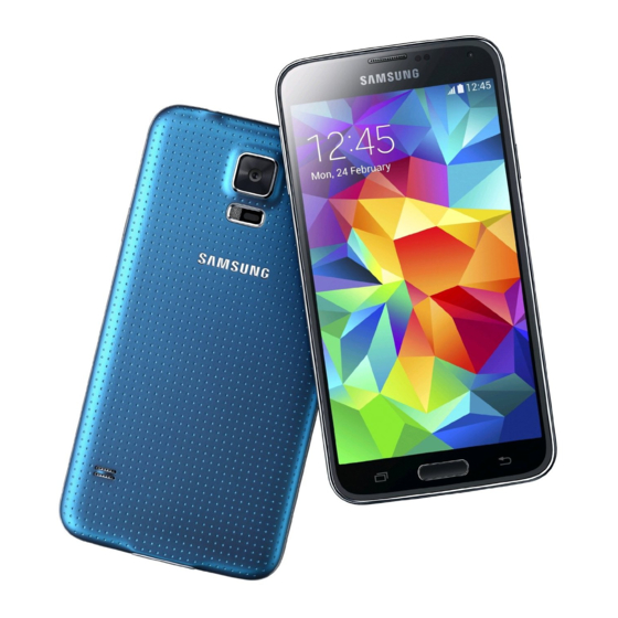 Samsung Galaxy S5 Manual Del Usuario