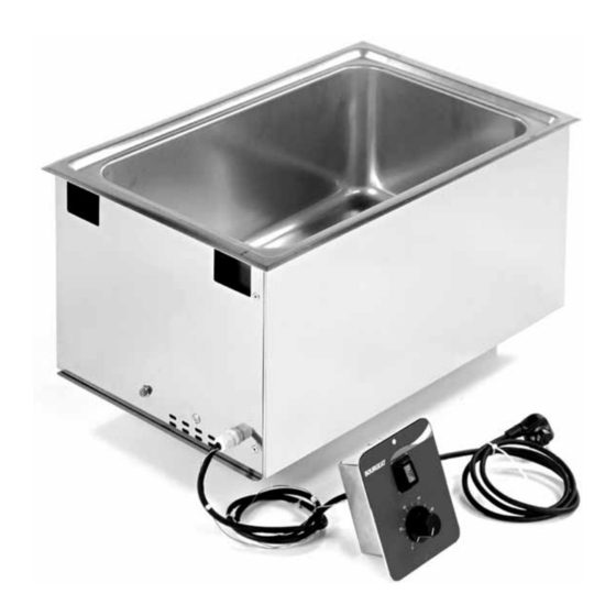 Bourgeat BAIN-MARIE GN1/1 Instrucciones De Uso