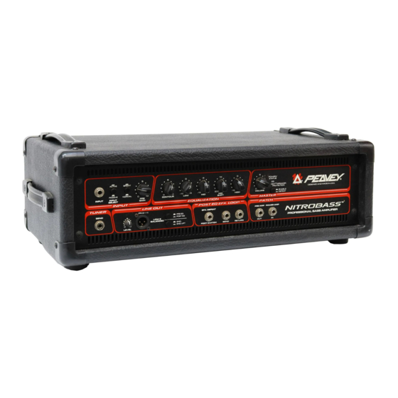 Peavey NITROBASS Manual Del Usuario