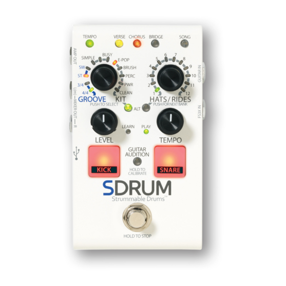 Harman DigiTech Sdrum Manuales