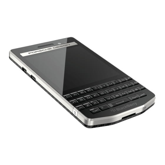 Blackberry PORSCHE DESIGN P'9983 Guia Del Usuario