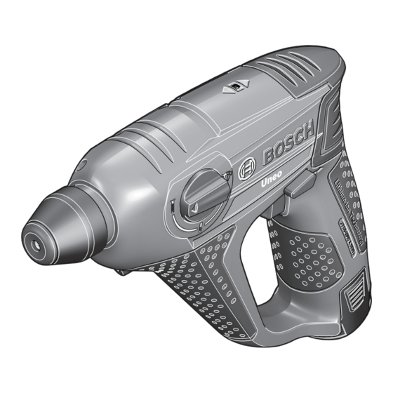 Bosch Uneo Manual Original