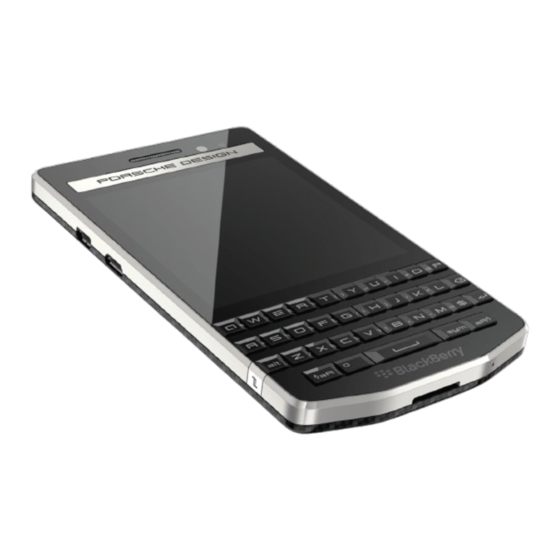 Blackberry PORSCHE DESIGN P'9983 Guia Del Usuario