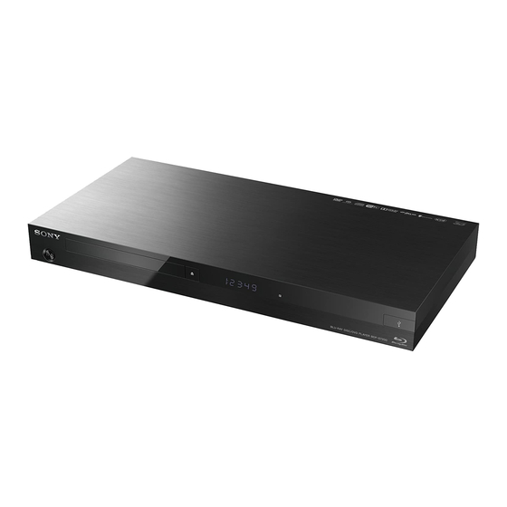 Sony BDP-S7200 Manual De Instrucciones