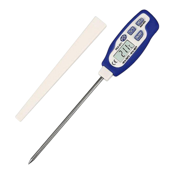 PCE Instruments PCE-ST 1 Instrucciones De Uso