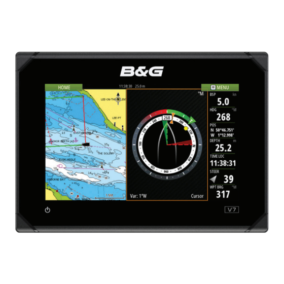 B&G Vulcan Manual De Usuario