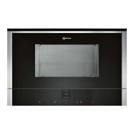 NEFF C17WR01N0 Instrucciones De Uso