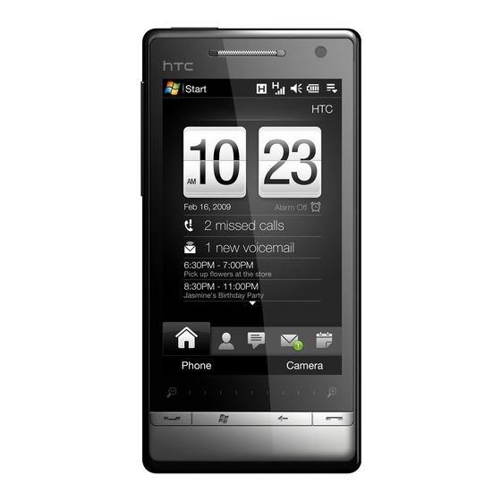 HTC TOUCH DIAMOND2 Guía Rápida De Instalación
