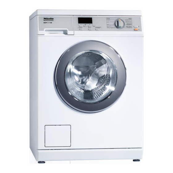Miele professional PW 5064 MOPSTAR 60 Plano De Instalación