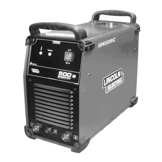 Lincoln Electric SPEEDTEC 400S Manual De Instrucciones