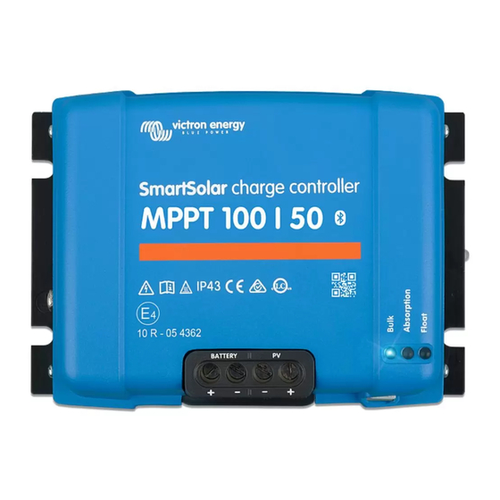 Victron energy SmartSolar MPPT 100/30 Manual Del Usuario