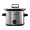 Crock-Pot CPSCRM20-S - Olla de Cocción Lenta Clásica de 2 Cuartos y Manual de Recetas