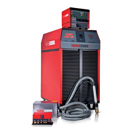 Cebora PLASMA PROF 166 HQC Manual De Instrucciones